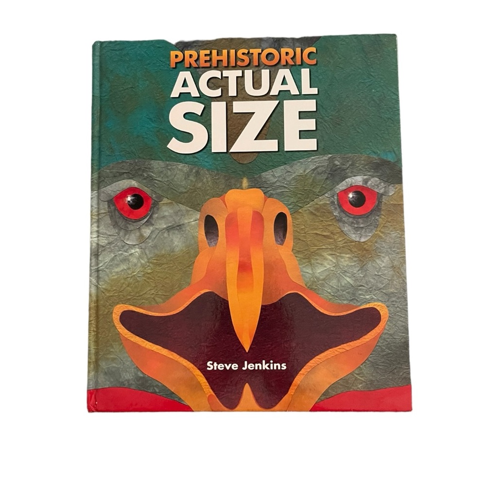 Hardcover Prehistoric Actual Size Children’s Large Book